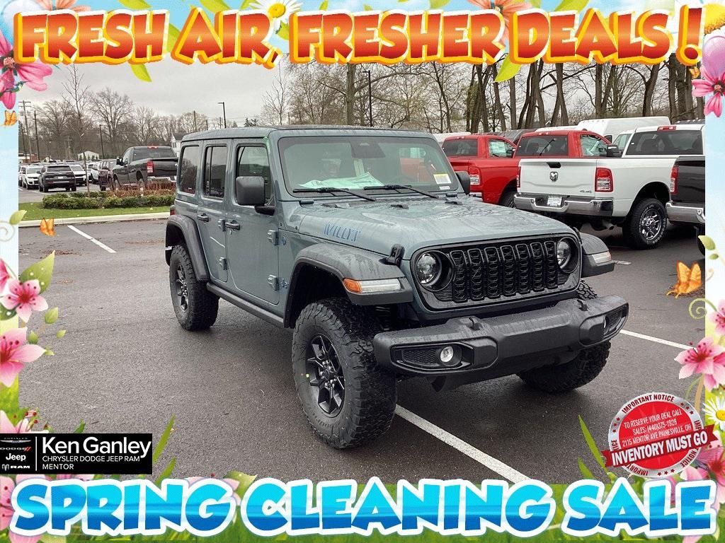 new 2025 Jeep Wrangler 4xe car, priced at $52,956