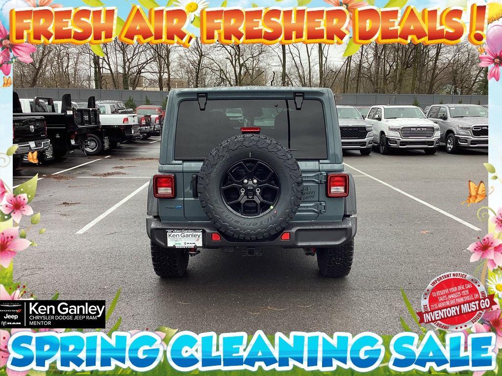 new 2025 Jeep Wrangler 4xe car, priced at $52,056