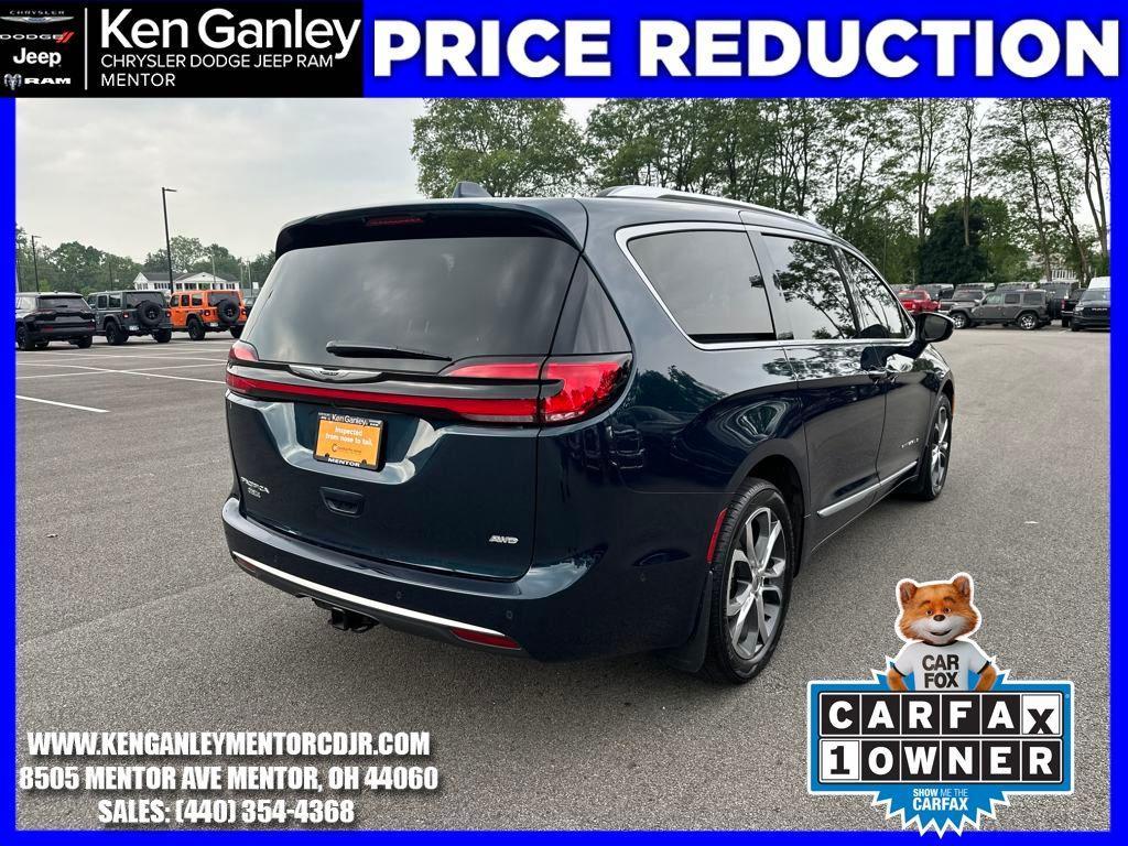 used 2022 Chrysler Pacifica car, priced at $33,900