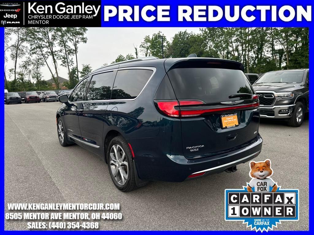 used 2022 Chrysler Pacifica car, priced at $33,900