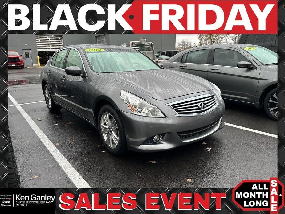 used 2012 INFINITI G25x car, priced at $12,150