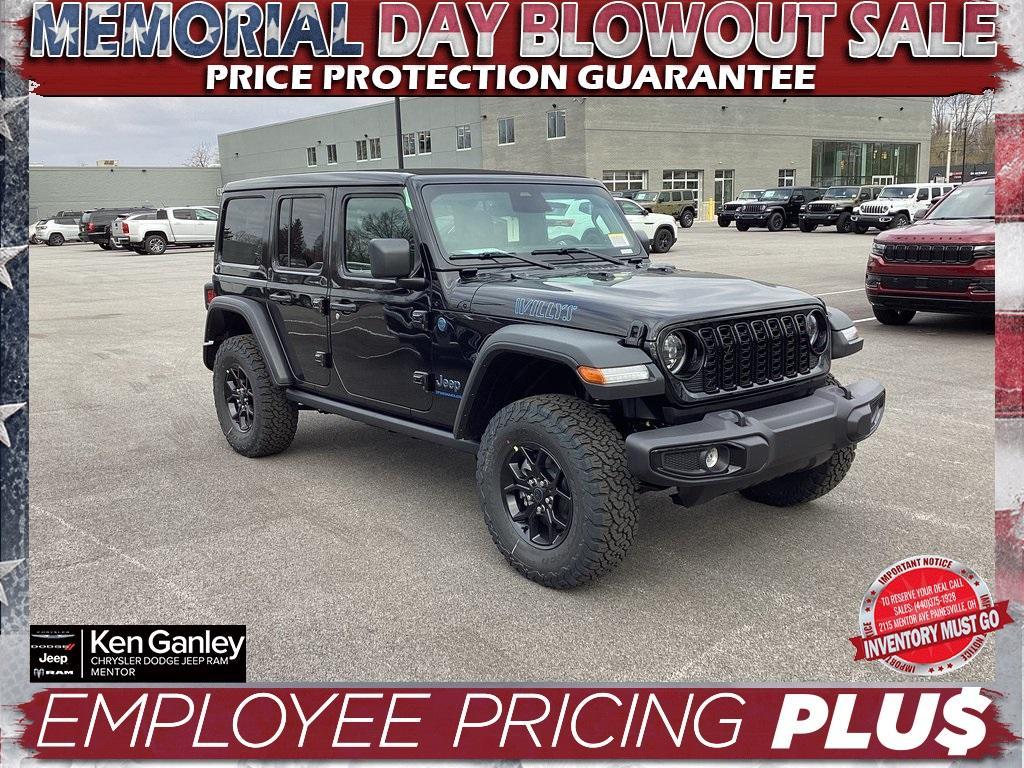 new 2025 Jeep Wrangler 4xe car, priced at $53,410