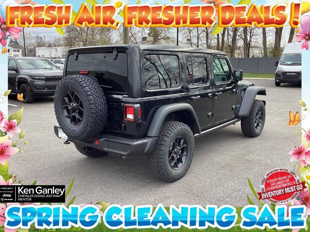 new 2025 Jeep Wrangler 4xe car, priced at $52,056