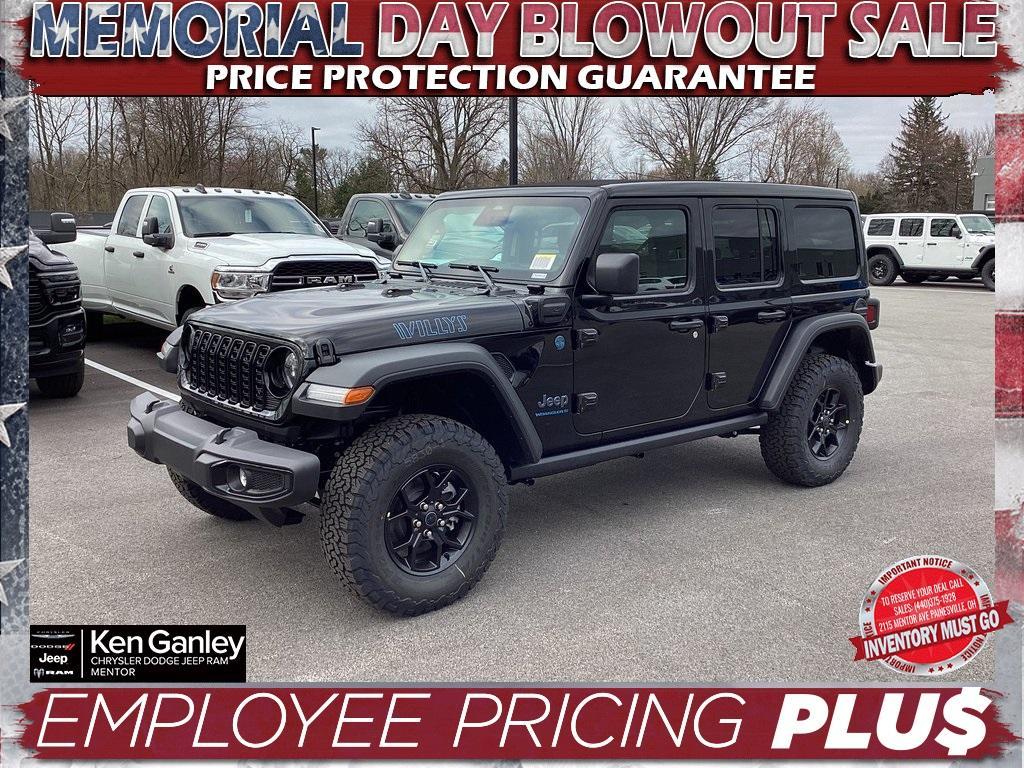 new 2025 Jeep Wrangler 4xe car, priced at $55,500