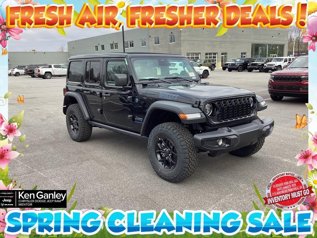 new 2025 Jeep Wrangler 4xe car, priced at $52,956