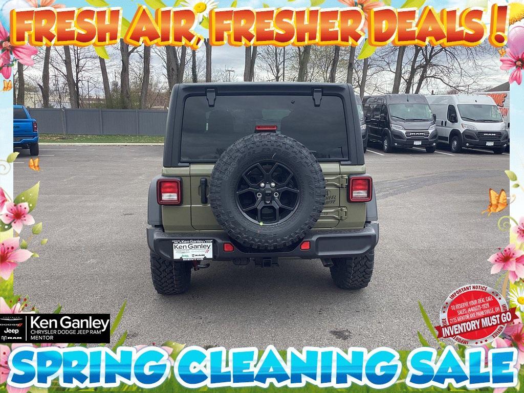 new 2025 Jeep Wrangler car, priced at $49,308