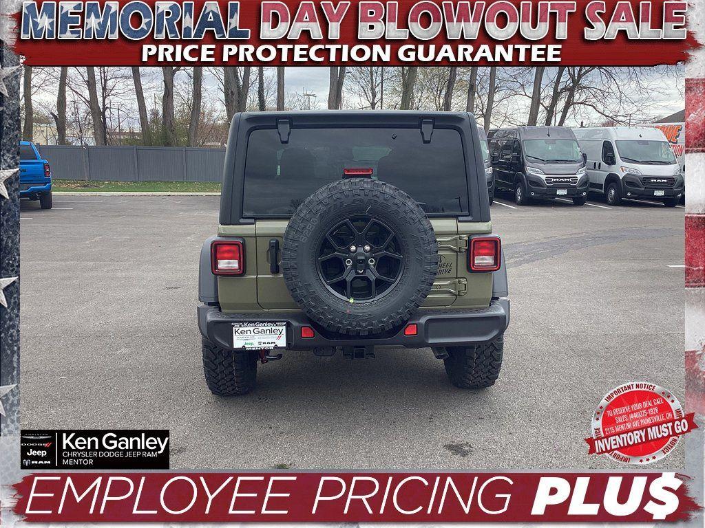 new 2025 Jeep Wrangler car, priced at $50,090
