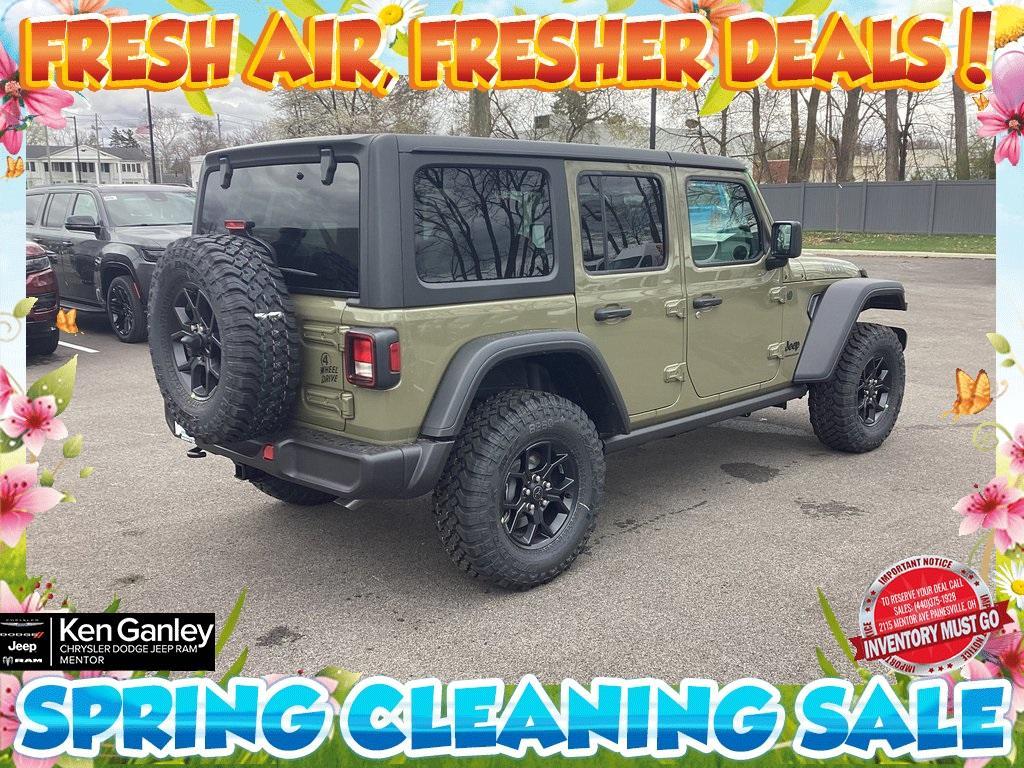 new 2025 Jeep Wrangler car, priced at $49,308