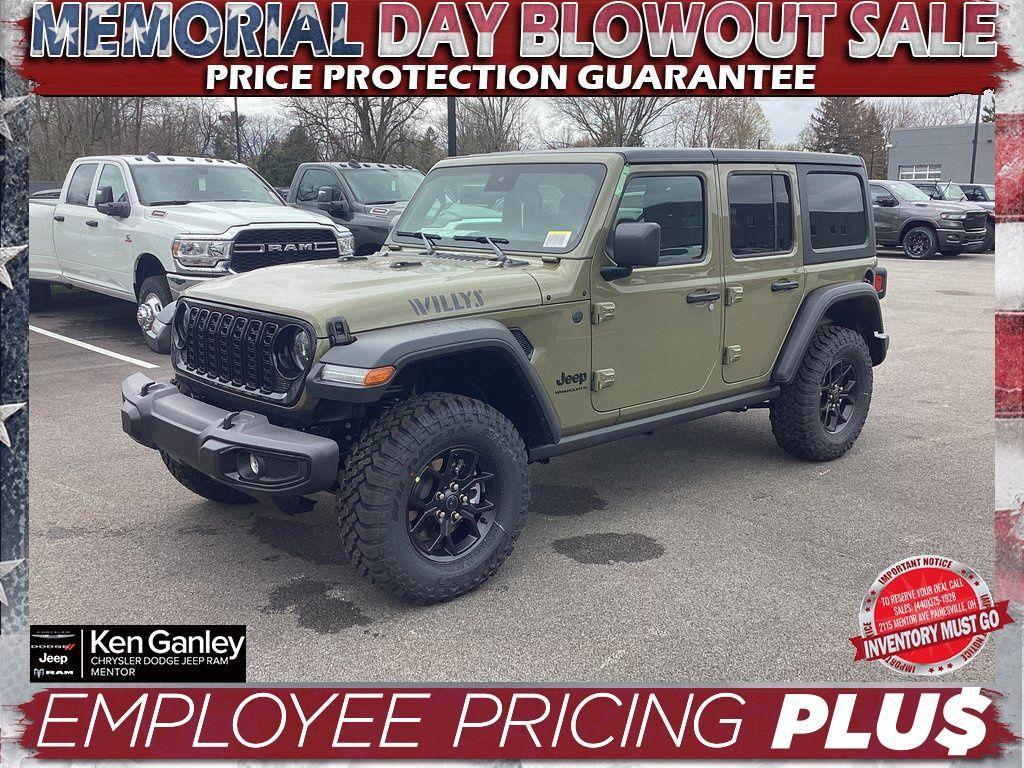 new 2025 Jeep Wrangler car, priced at $50,090