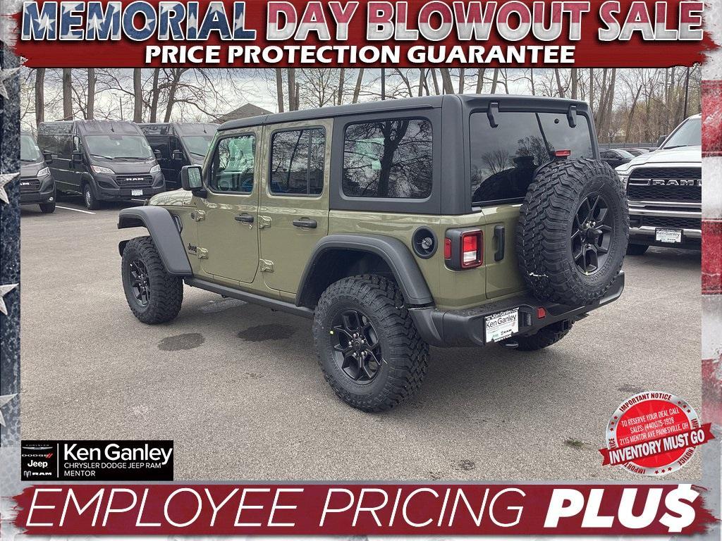 new 2025 Jeep Wrangler car, priced at $50,790