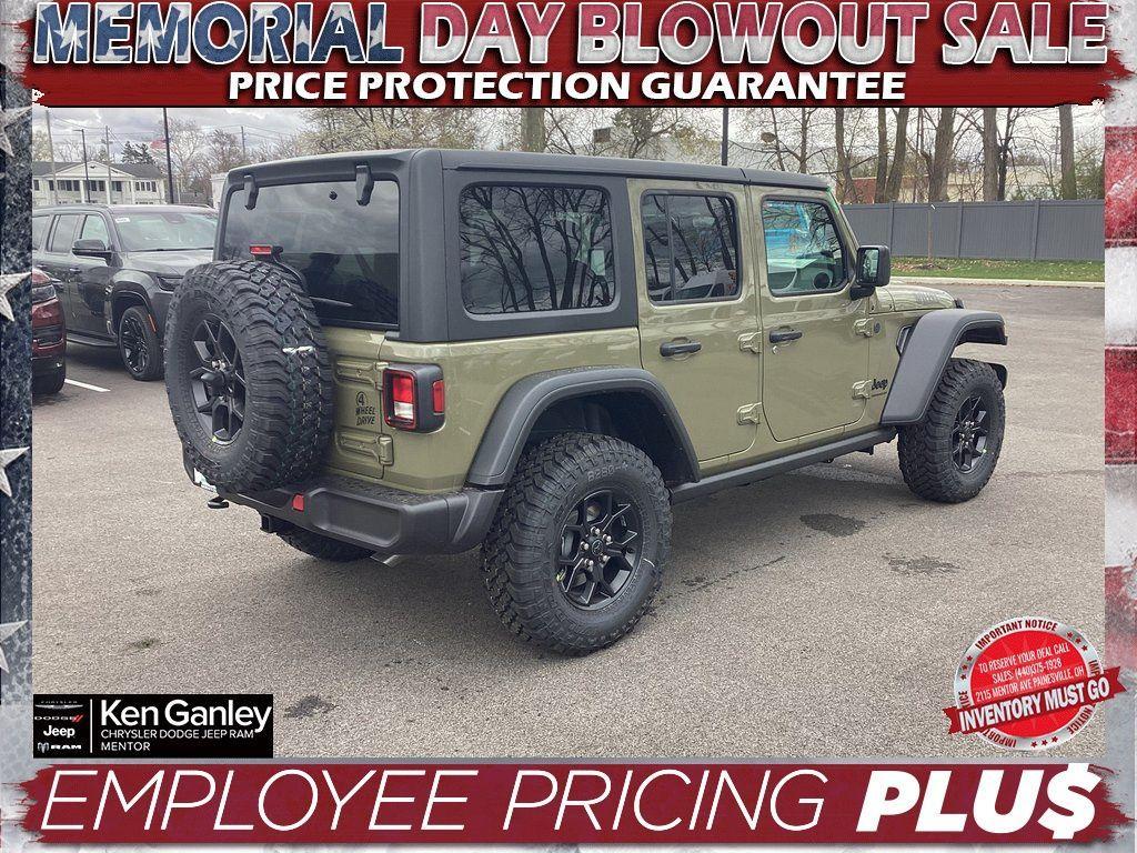 new 2025 Jeep Wrangler car, priced at $50,090