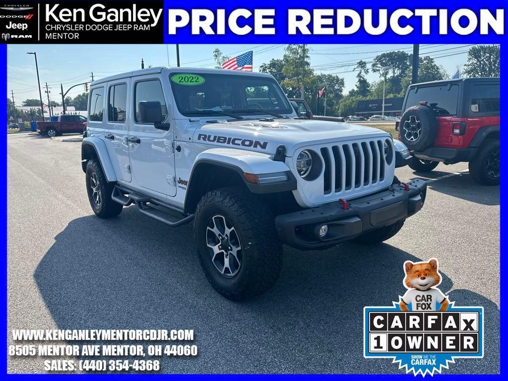 used 2022 Jeep Wrangler Unlimited car, priced at $37,400