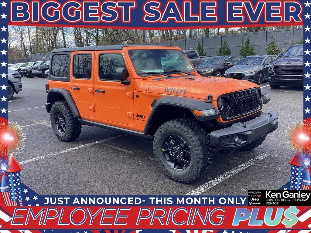 new 2025 Jeep Wrangler car, priced at $50,390