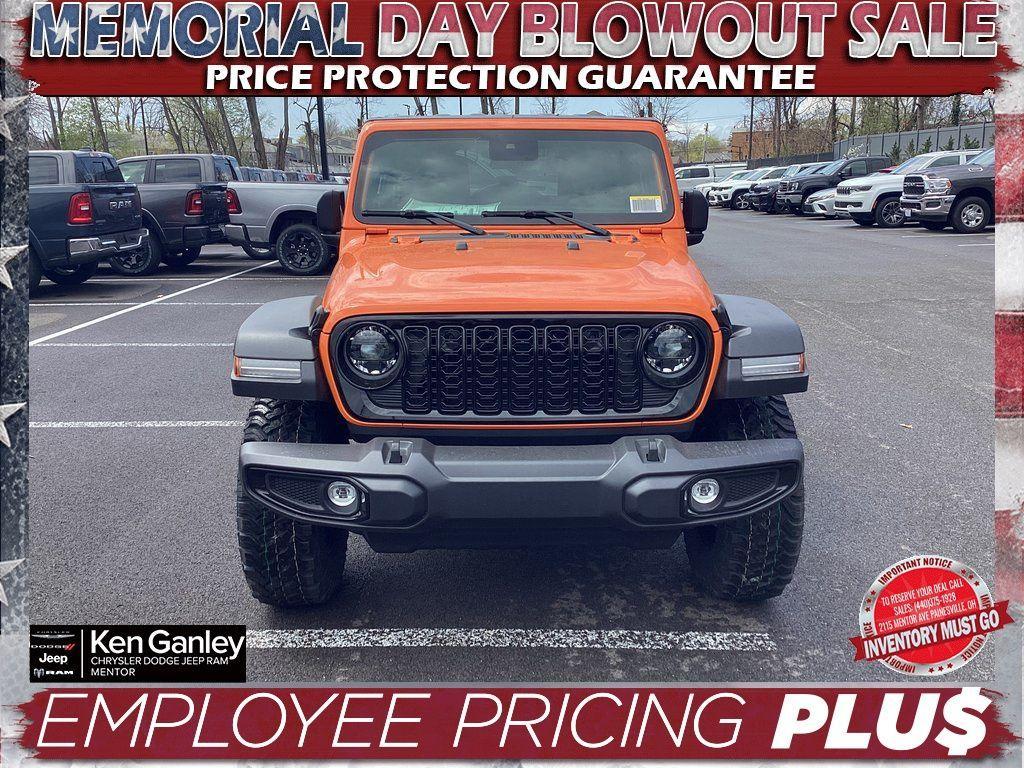 new 2025 Jeep Wrangler car, priced at $50,390
