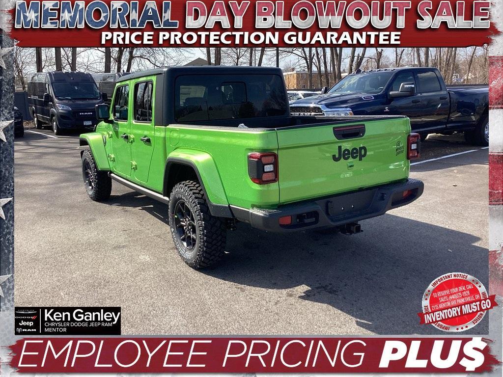 new 2025 Jeep Gladiator car, priced at $52,135
