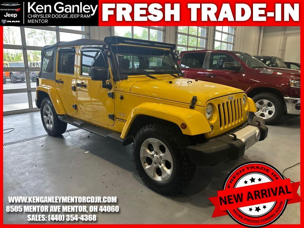 used 2015 Jeep Wrangler Unlimited car, priced at $21,900