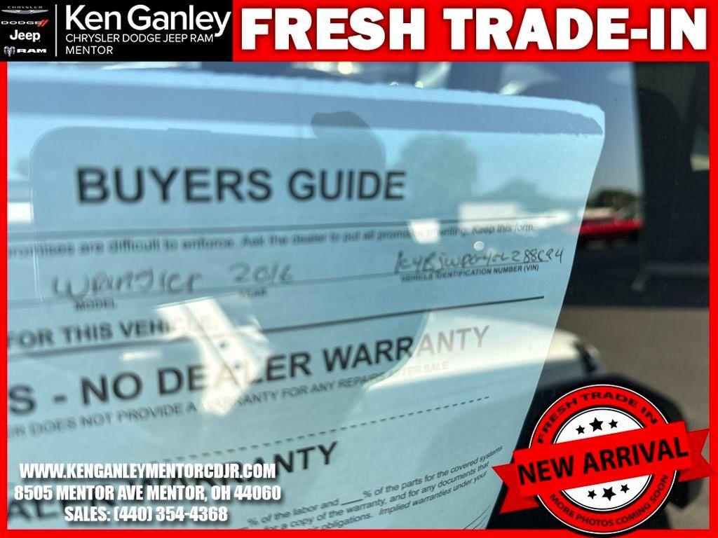 used 2016 Jeep Wrangler Unlimited car, priced at $9,500