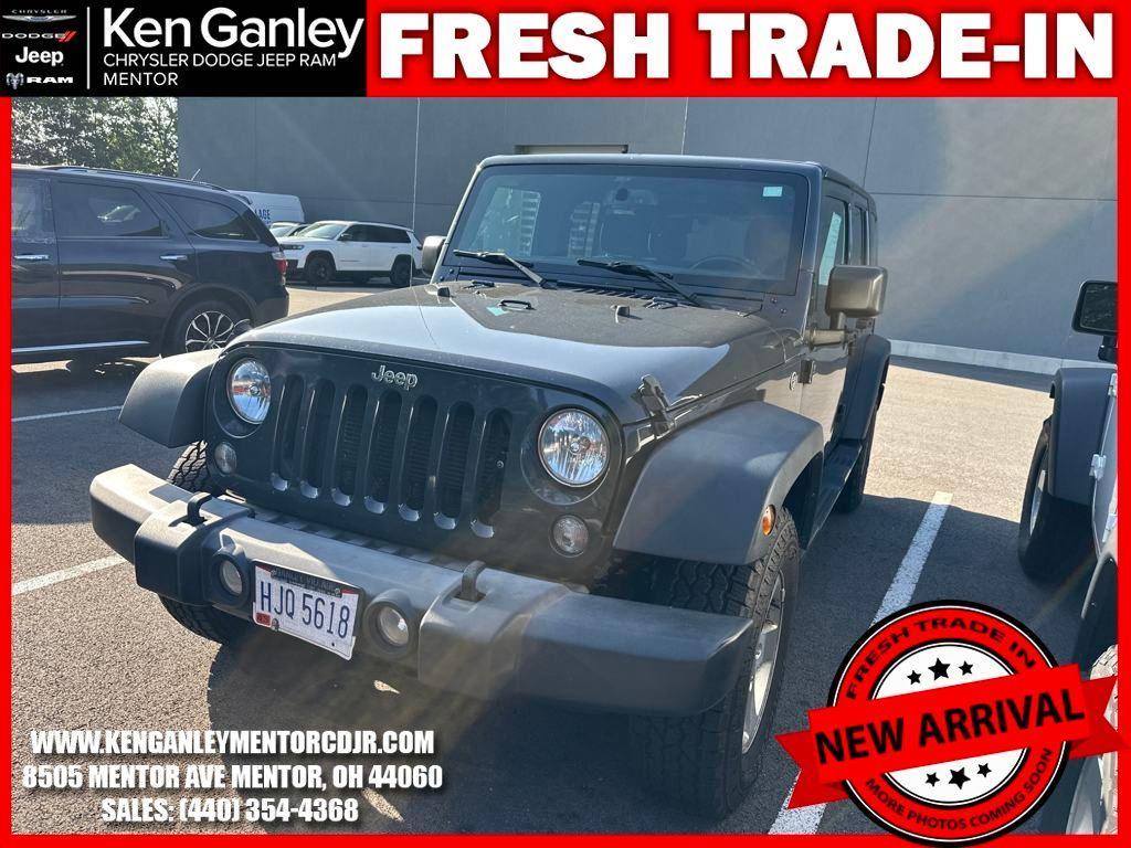 used 2016 Jeep Wrangler Unlimited car, priced at $9,500
