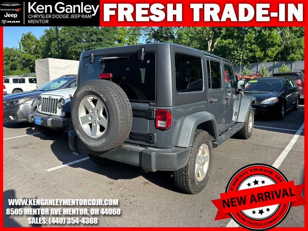 used 2016 Jeep Wrangler Unlimited car, priced at $9,500