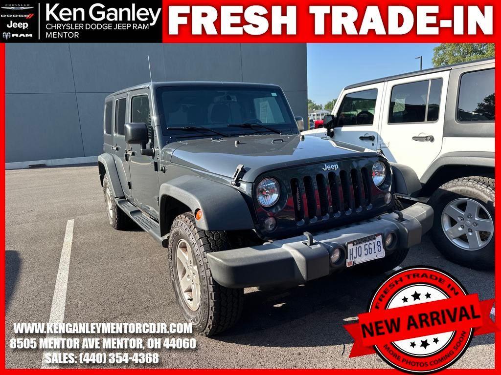 used 2016 Jeep Wrangler Unlimited car, priced at $10,600