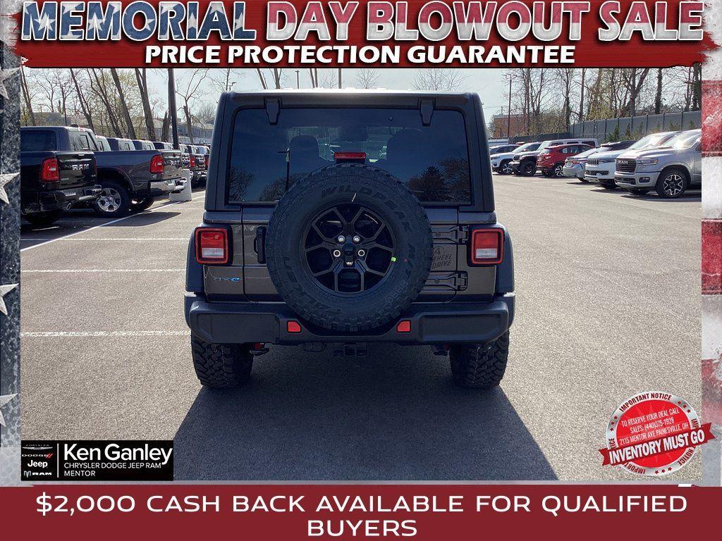 new 2025 Jeep Wrangler 4xe car, priced at $53,180