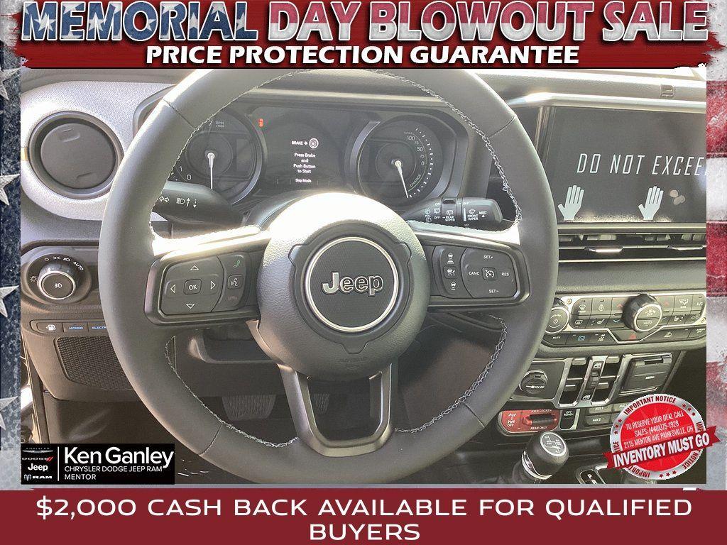 new 2025 Jeep Wrangler 4xe car, priced at $53,180