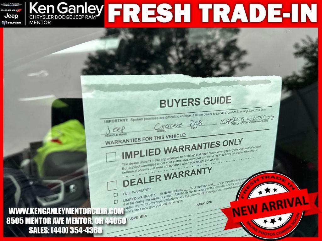 used 2018 Jeep Cherokee car, priced at $12,900