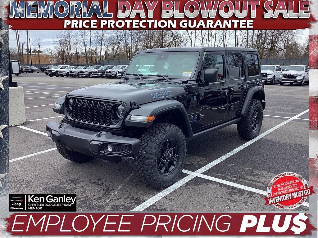 new 2025 Jeep Wrangler 4xe car, priced at $53,300
