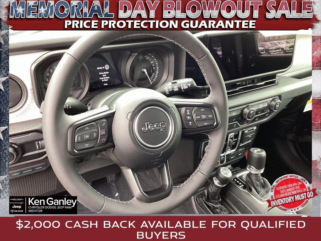 new 2025 Jeep Wrangler 4xe car, priced at $53,180