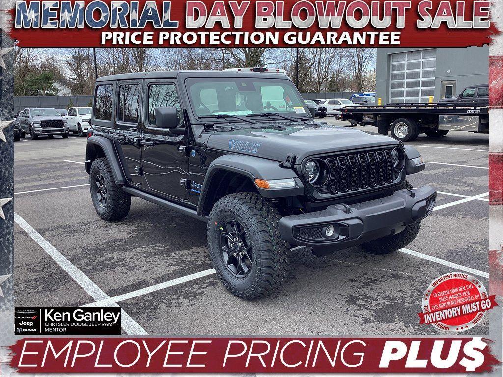 new 2025 Jeep Wrangler 4xe car, priced at $53,180