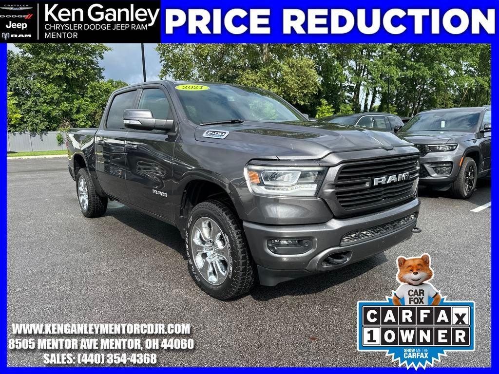 used 2021 Ram 1500 car, priced at $36,200