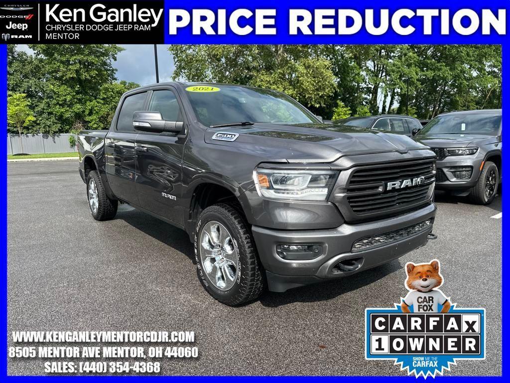 used 2021 Ram 1500 car, priced at $36,200