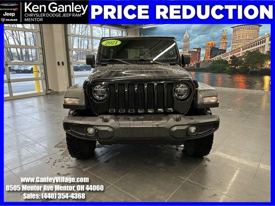 used 2021 Jeep Wrangler Unlimited car, priced at $28,464