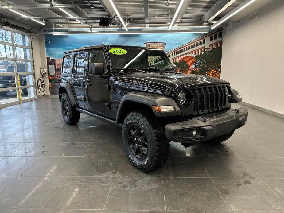 used 2021 Jeep Wrangler Unlimited car, priced at $28,464