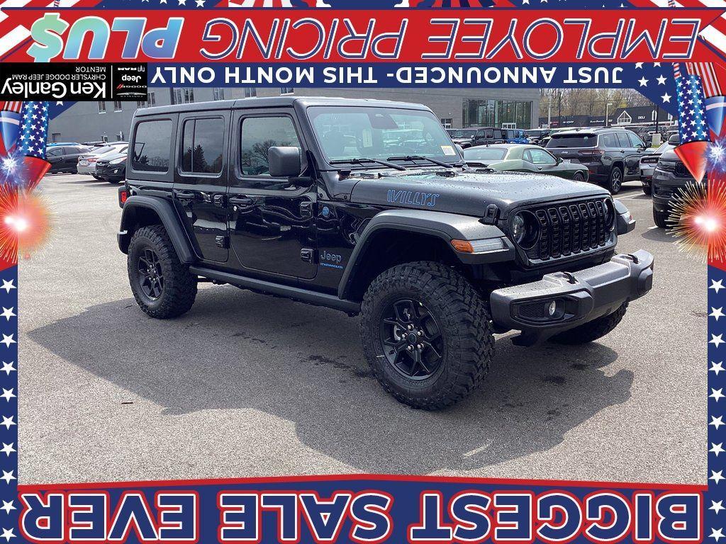 new 2025 Jeep Wrangler 4xe car, priced at $53,180