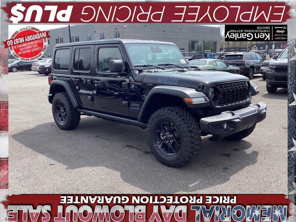 new 2025 Jeep Wrangler 4xe car, priced at $53,300