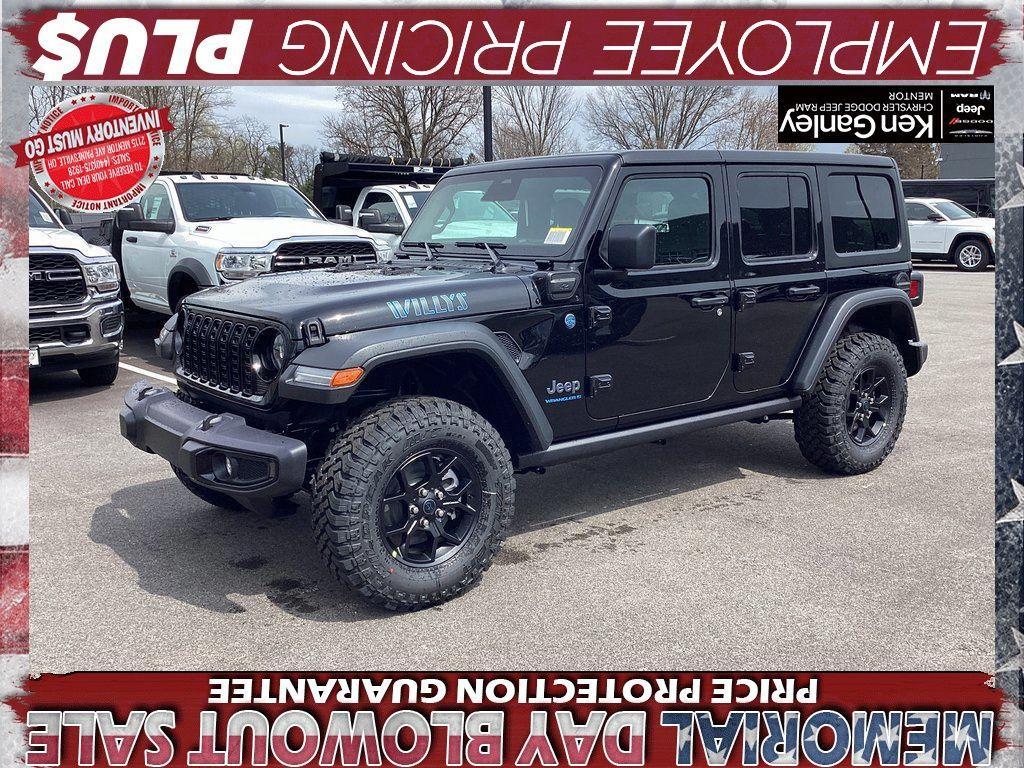 new 2025 Jeep Wrangler 4xe car, priced at $53,180