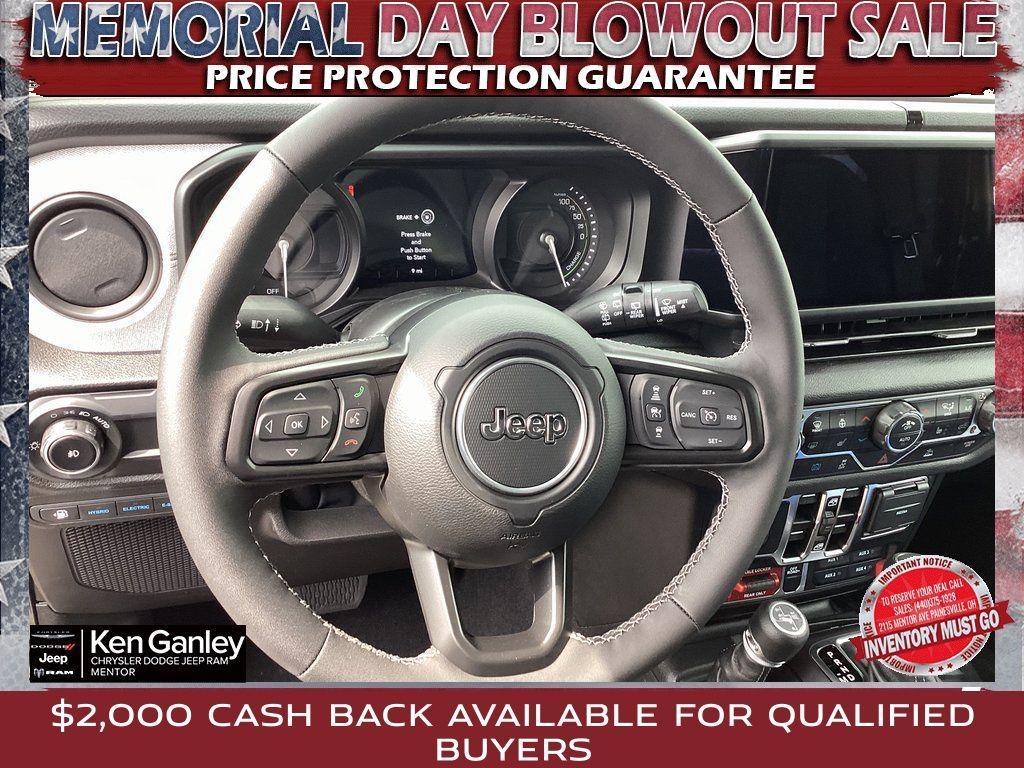 new 2025 Jeep Wrangler 4xe car, priced at $53,180