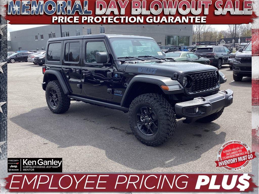 new 2025 Jeep Wrangler 4xe car, priced at $53,300