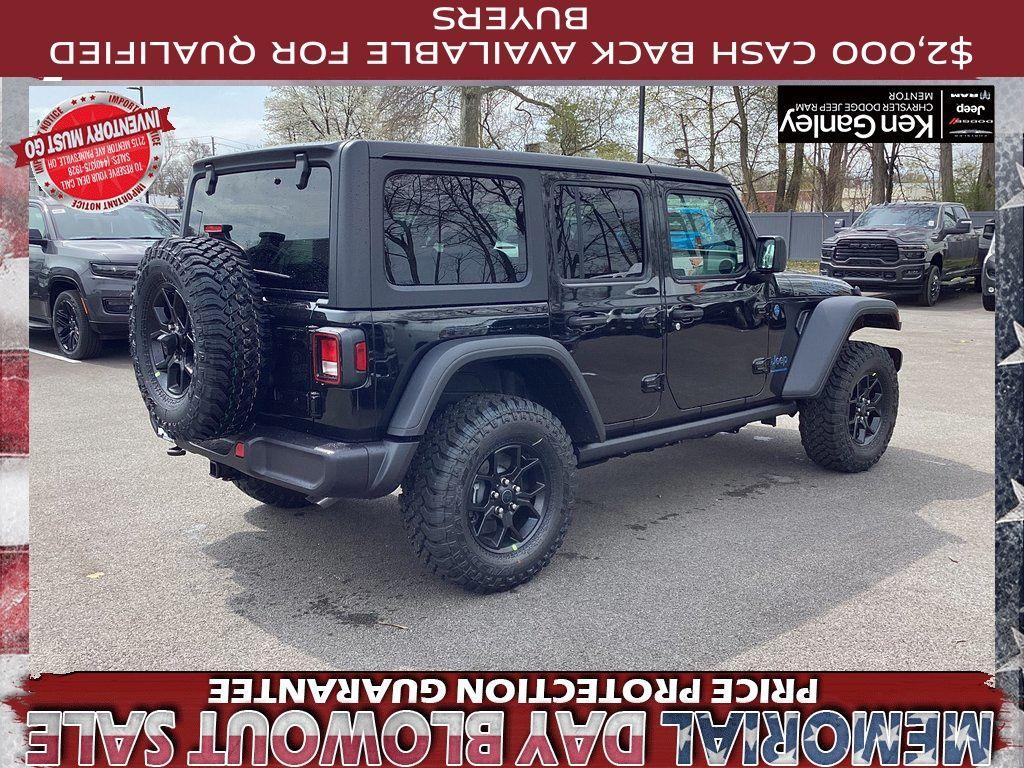new 2025 Jeep Wrangler 4xe car, priced at $53,180