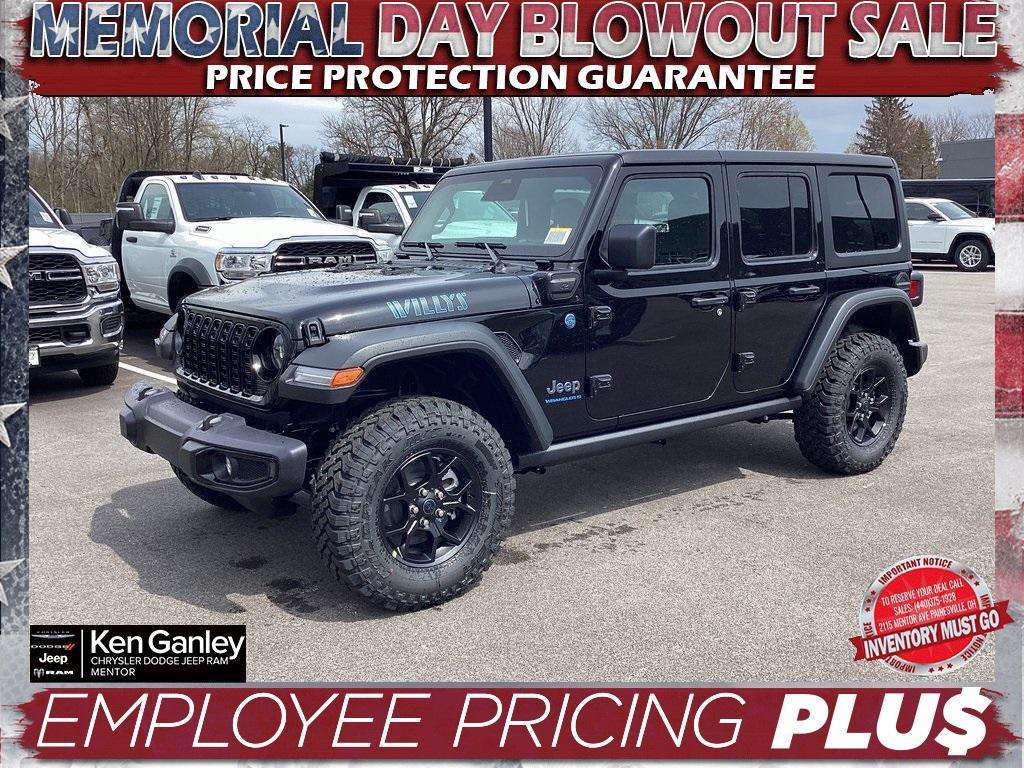 new 2025 Jeep Wrangler 4xe car, priced at $53,300