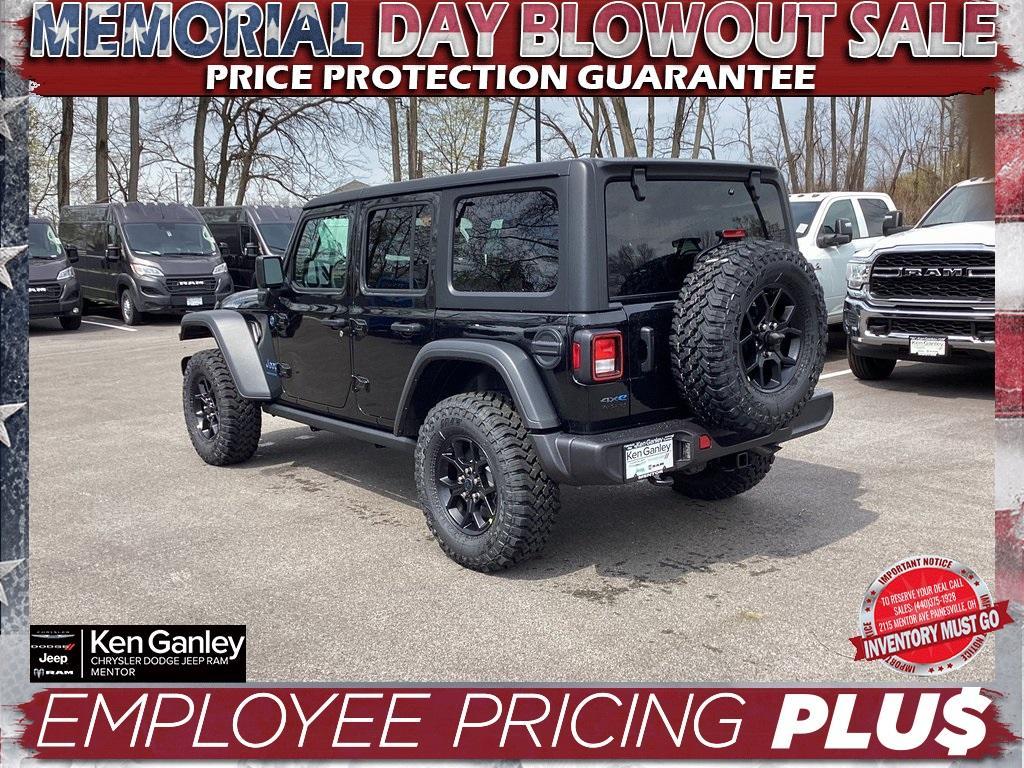 new 2025 Jeep Wrangler 4xe car, priced at $53,300