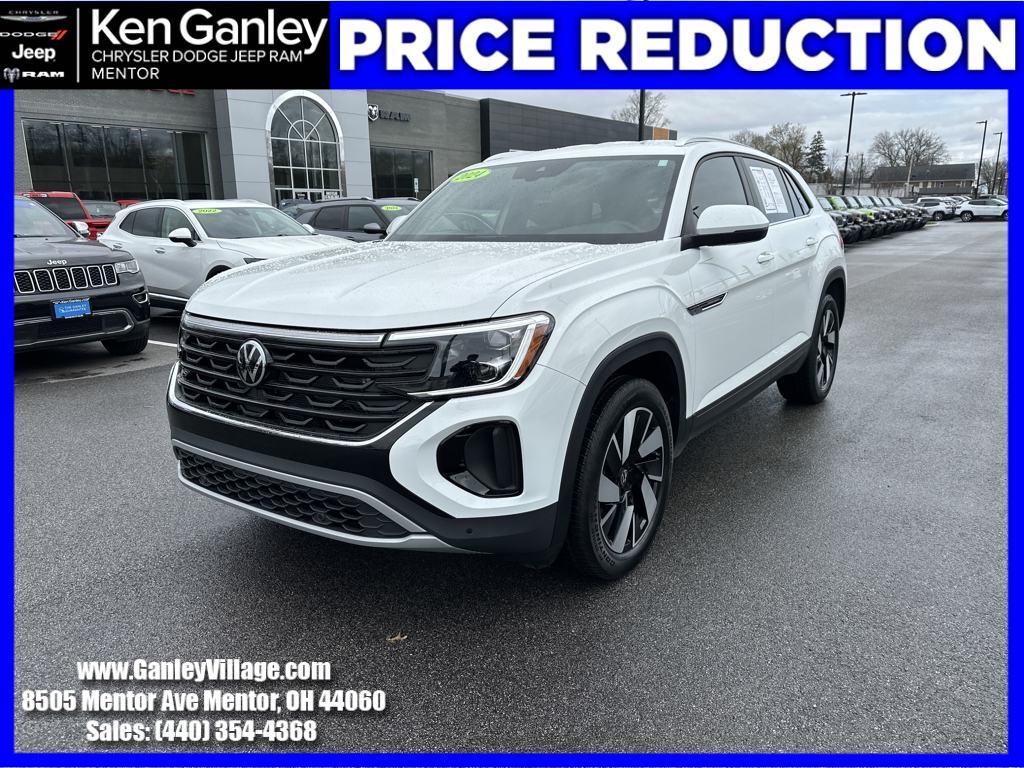 used 2024 Volkswagen Atlas Cross Sport car, priced at $36,976