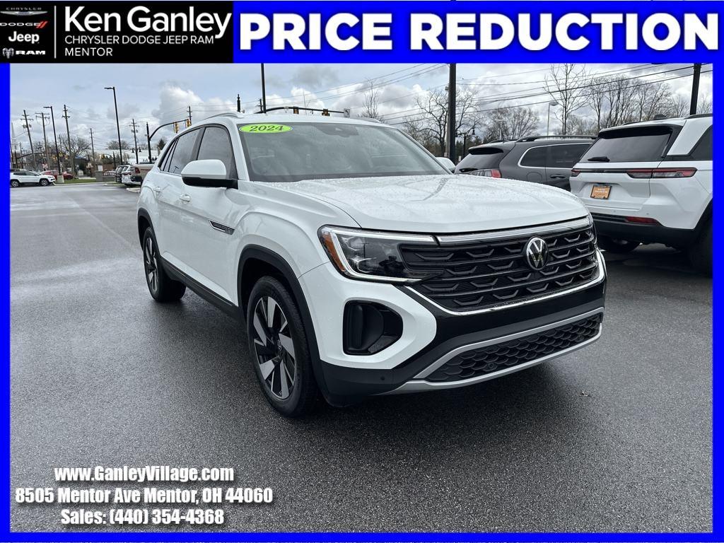 used 2024 Volkswagen Atlas Cross Sport car, priced at $36,976