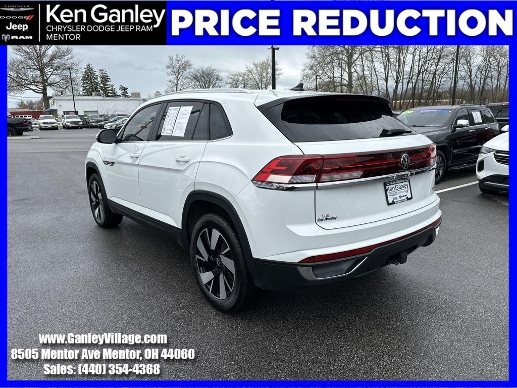 used 2024 Volkswagen Atlas Cross Sport car, priced at $36,976