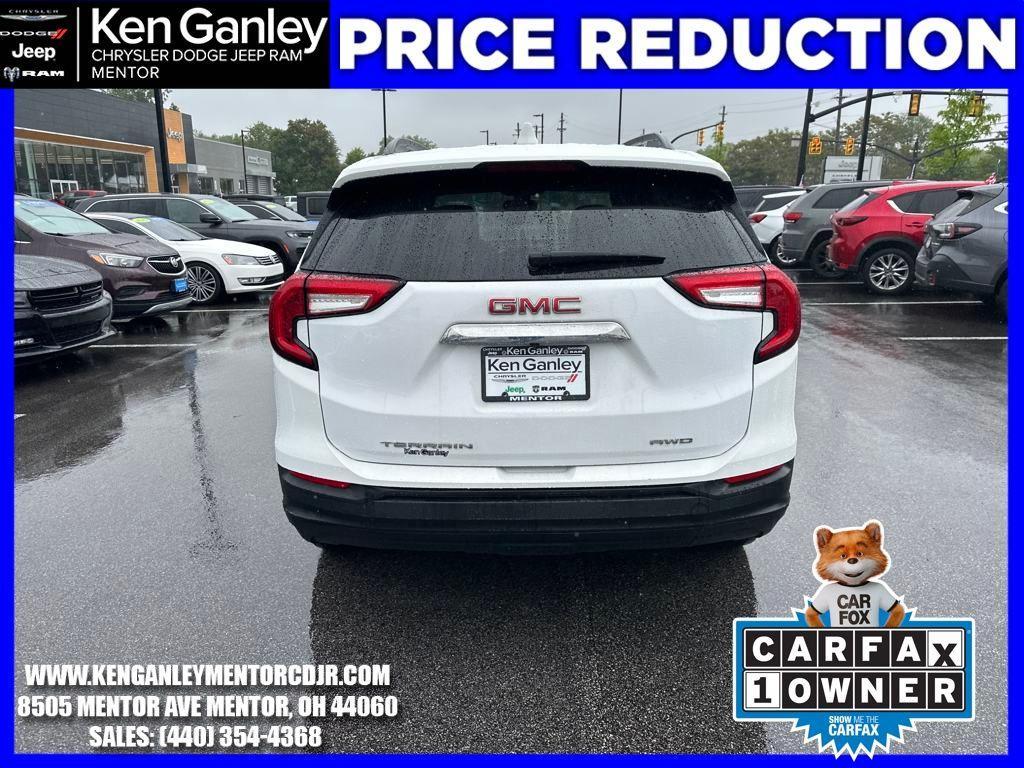 used 2022 GMC Terrain car, priced at $23,900