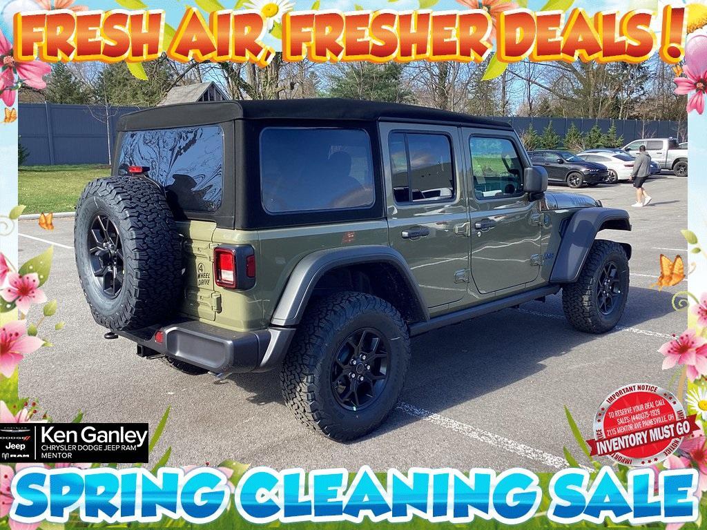 new 2025 Jeep Wrangler 4xe car, priced at $49,056