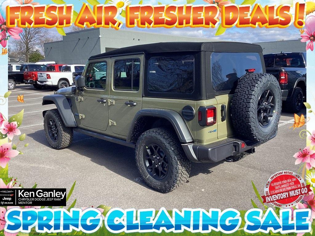 new 2025 Jeep Wrangler 4xe car, priced at $49,056