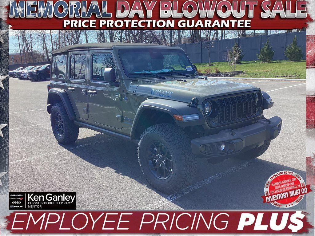 new 2025 Jeep Wrangler 4xe car, priced at $51,880