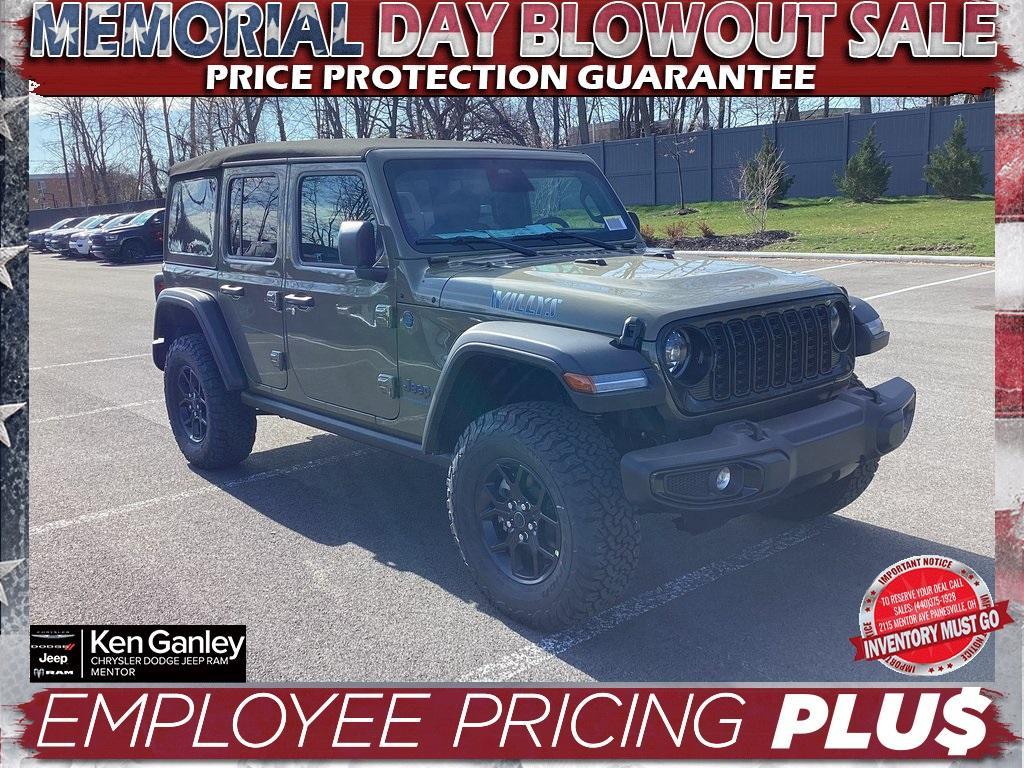 new 2025 Jeep Wrangler 4xe car, priced at $52,000